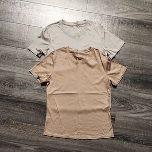 🦇 2 Pack Silk Cotton Neutral T-Shirts🦇